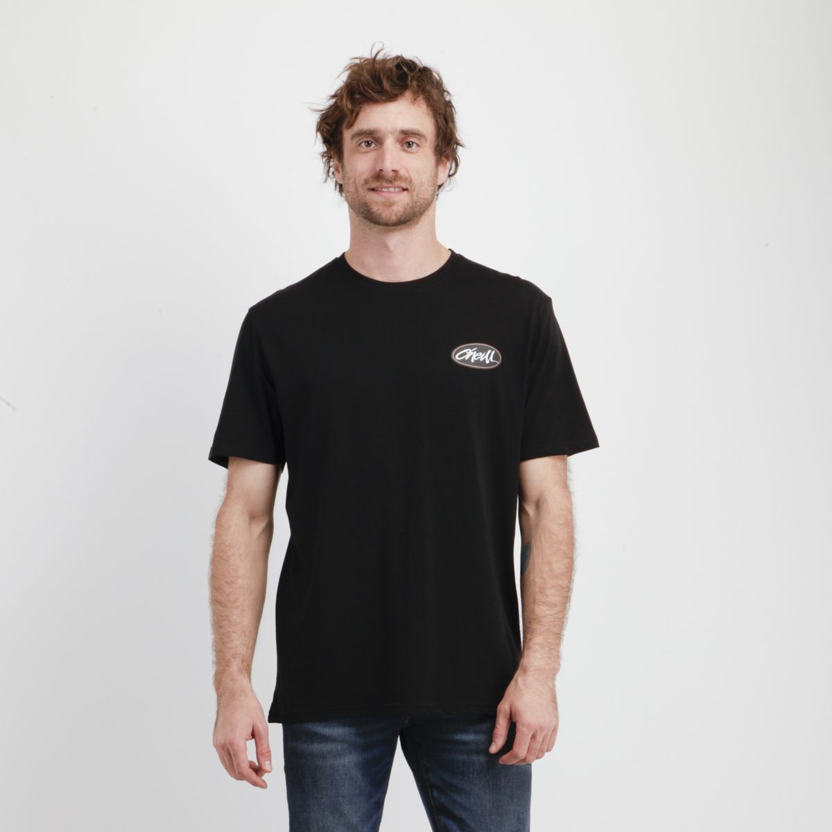O'NEILL - POLERA MANGA CORTA SCRAWL NEGRO
