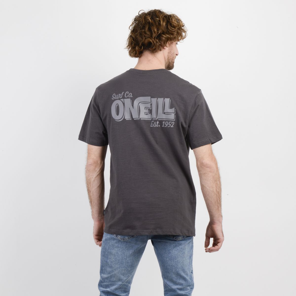 O'NEILL - POLERA MANGA CORTA SKIPPER GRIS OSCURO