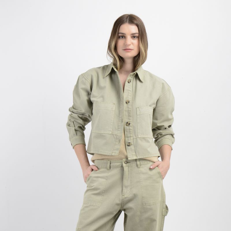 O'NEILL - BLUSA MANGA LARGA SEVIE SHIRT VERDE CLARO
