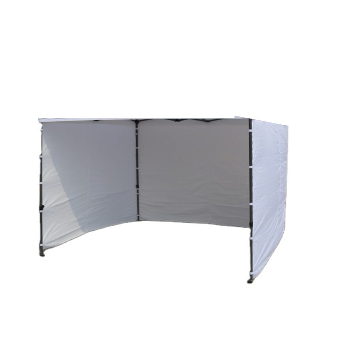 GENERICO - Lateral o Pared Para Toldo Araña 3x3 Liso  en Blanco