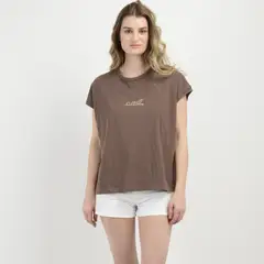 O'NEILL - POLERA MANGA CORTA ERIN CAFÉ