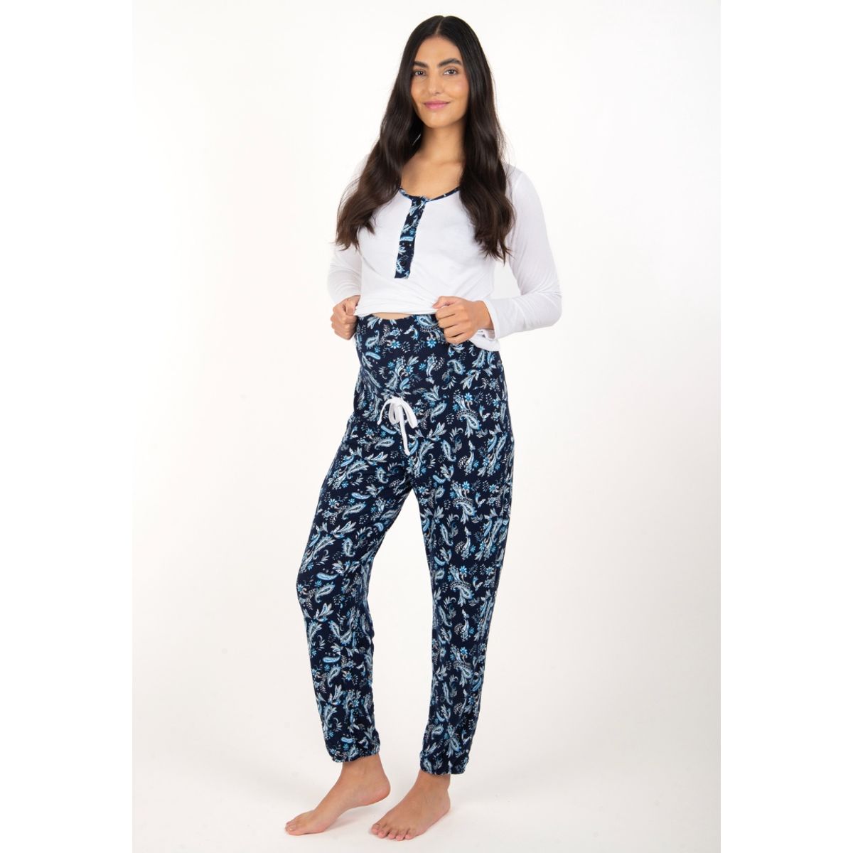 MADREMIA - Pijama Maternal Lactancia Valentina Madremia