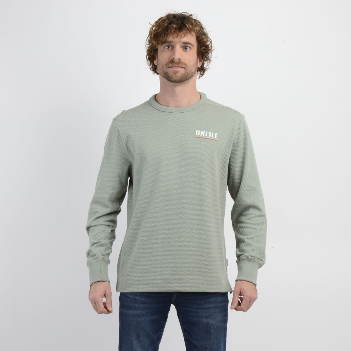 O'NEILL - POLERA TEJIDA MANGA LARGA BULDGE SS VERDE CLARO