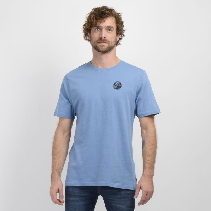 O'NEILL - POLERA MANGA CORTA ORIGINAL SURF SHOP AZUL