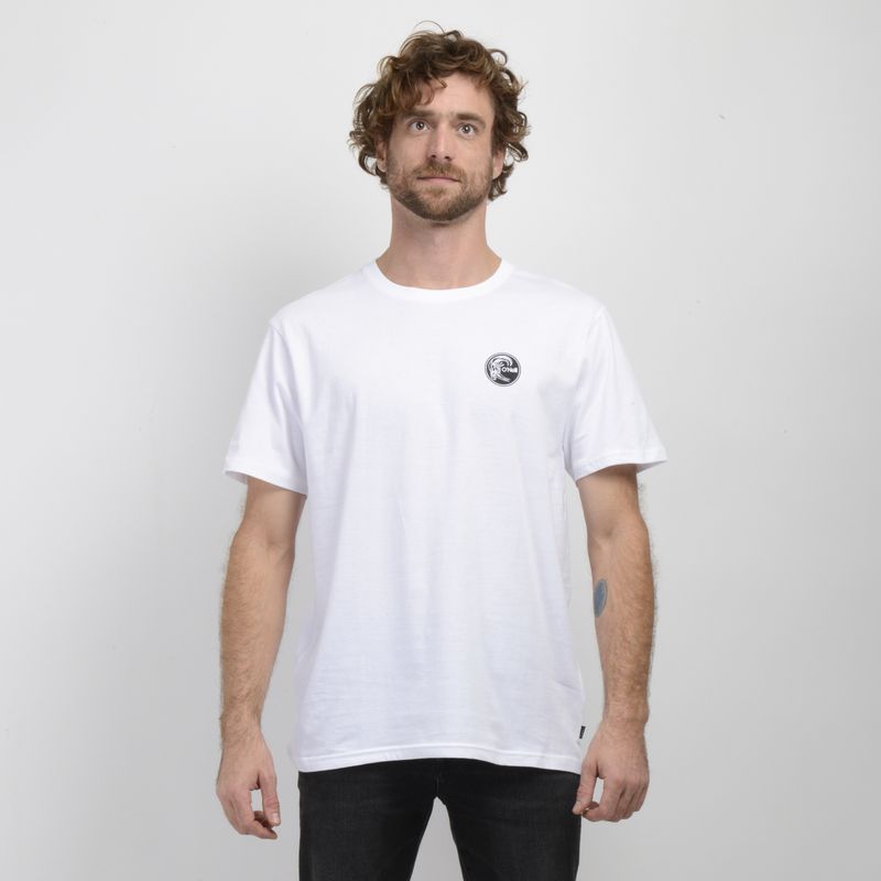 O'NEILL - POLERA MANGA CORTA ORIGINAL SURF SHOP BLANCO