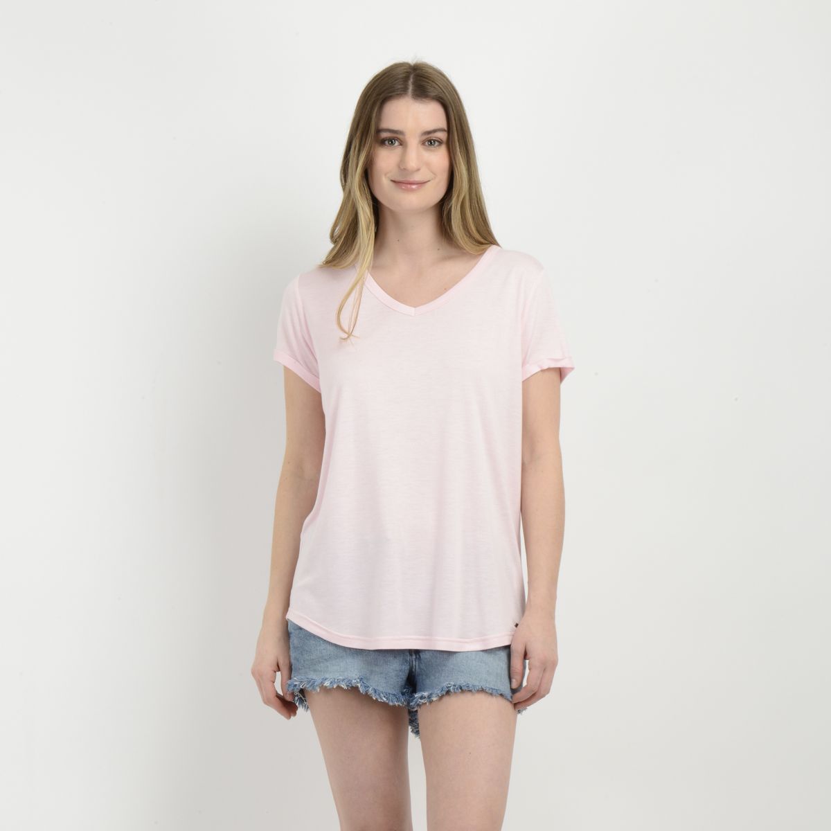 ONEILL - POLERA MANGA CORTA ESSENTIAL II ROSADO