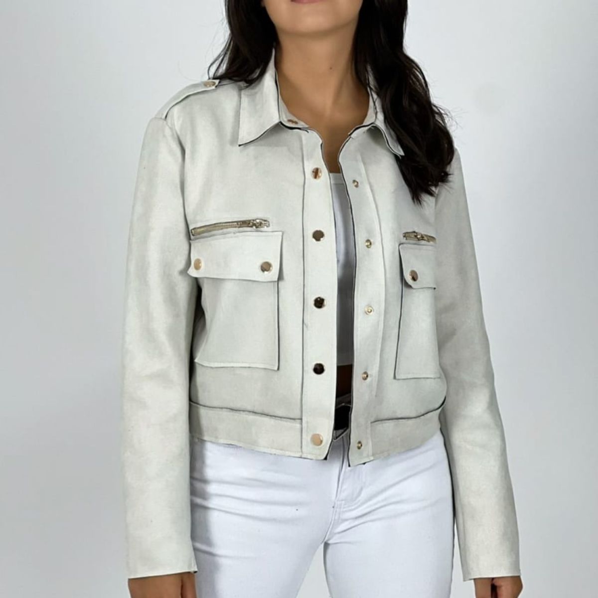 ARRAKASTA - Chaqueta de gamuza 3 colores