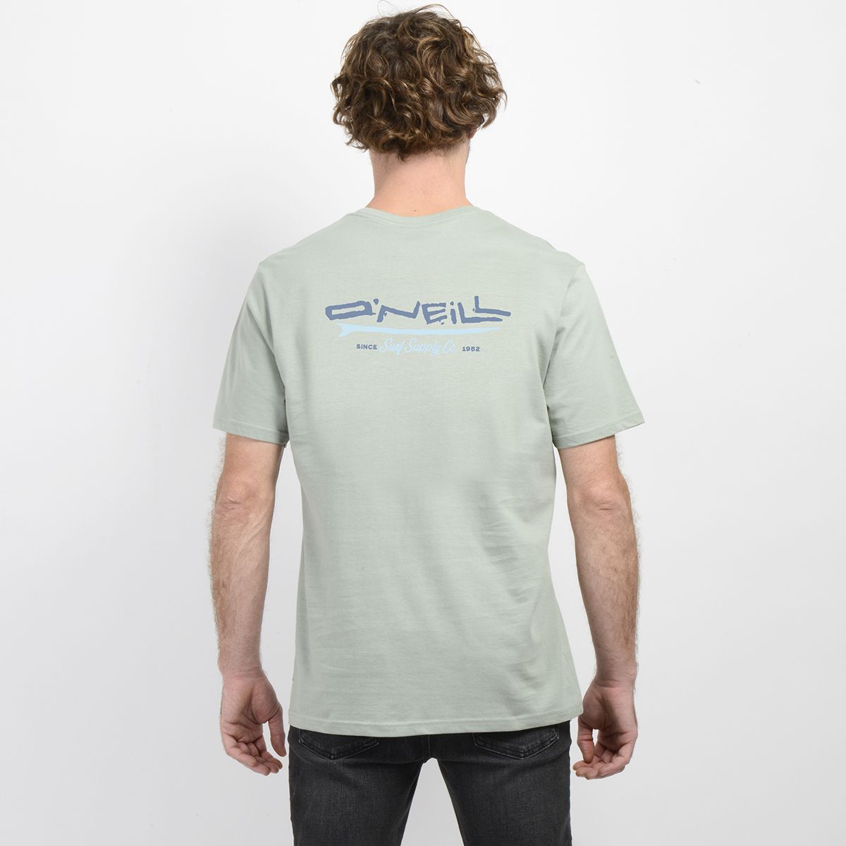 O'NEILL - POLERA MANGA CORTA SURFBOARD VERDE CLARO