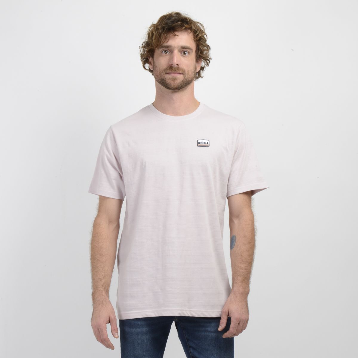 O'NEILL - POLERA MANGA CORTA SUPPLY ROSADO CLARO