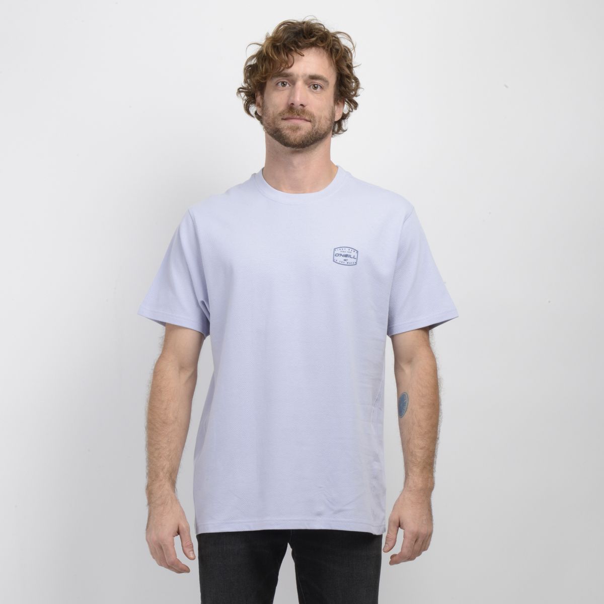 O'NEILL - POLERA MANGA CORTA STAMPED AZUL CLARO
