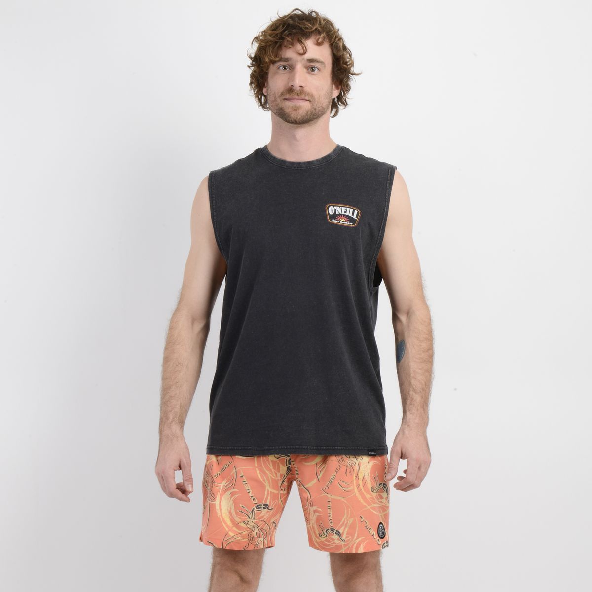 O'NEILL - POLERA SIN MANGAS SUN SET NEGRO