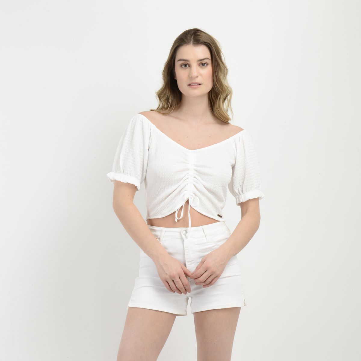 O'NEILL - POLERA MANGA CORTA LEANNE II BLANCO