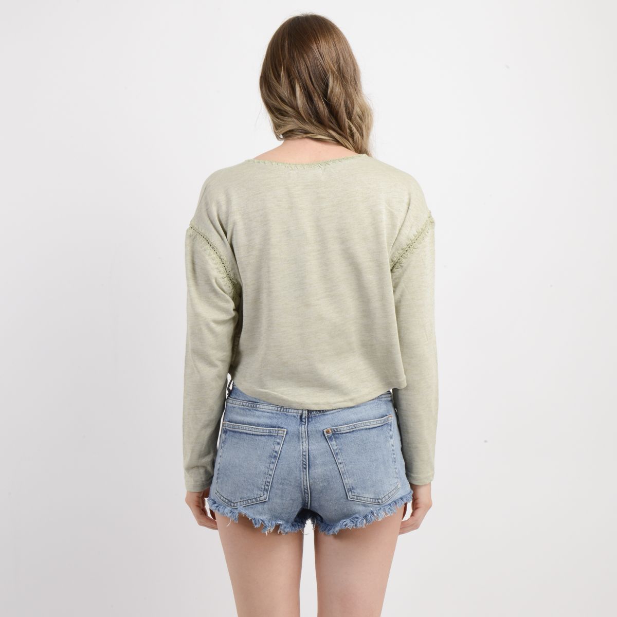 O'NEILL - POLERA MANGA LARGA EMMA BEIGE