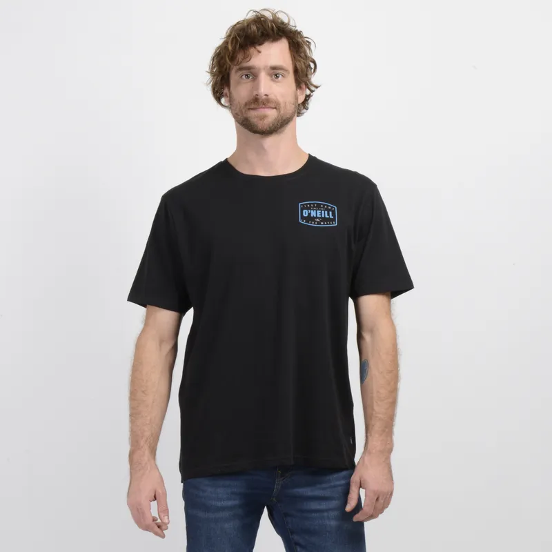 O'NEILL - POLERA MANGA CORTA BLUE HORIZON NEGRO