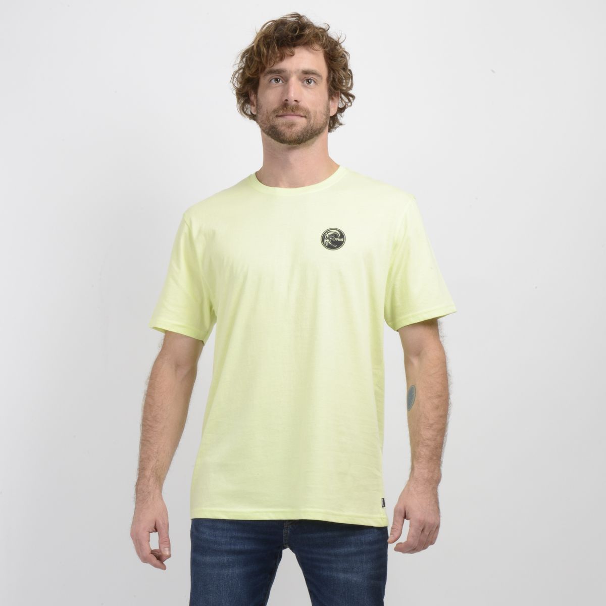 O'NEILL - POLERA MANGA CORTA O'RIGINALS SURF SHOP VERDE CLARO