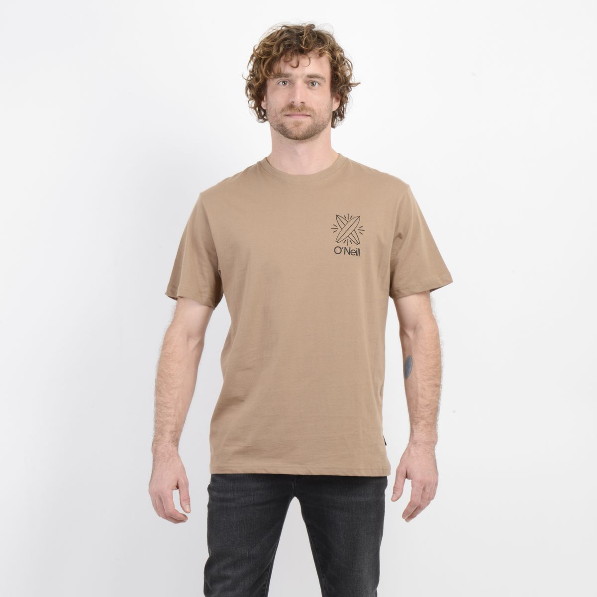 O'NEILL - POLERA MANGA CORTA OG VENICE CAFÉ CLARO