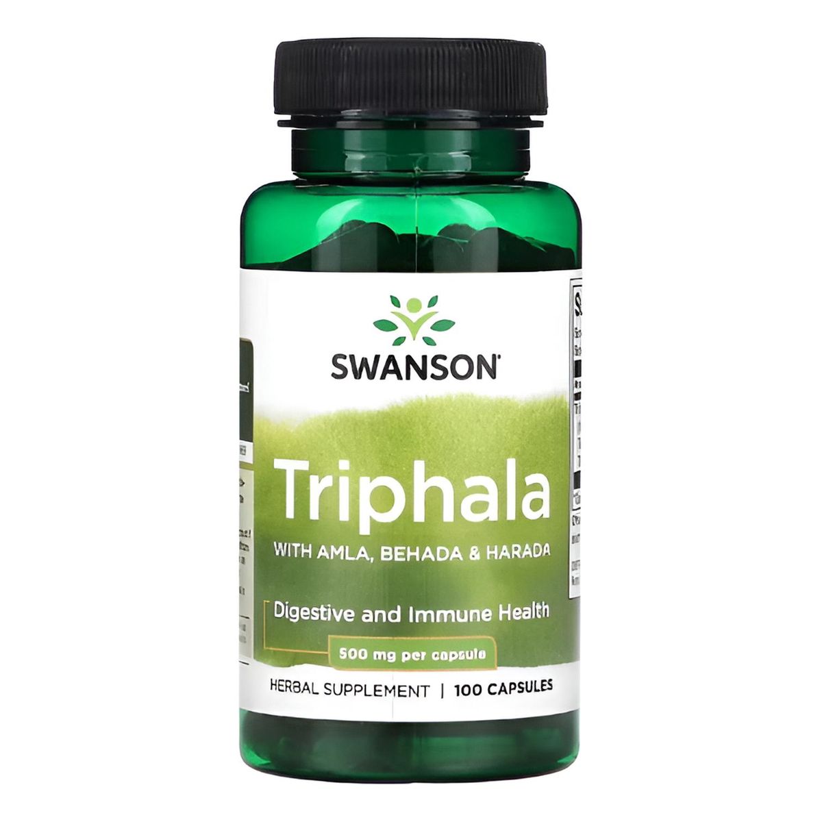 SWANSON - Triphala with Amla Behada & Harada Swanson 500 mg 100 Capsulas