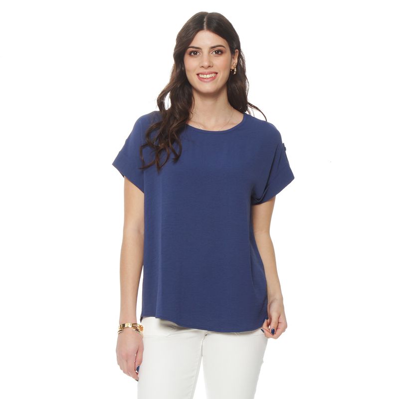 WADOS - BLUSA MANGA CORTA ESCOTE REDONDO