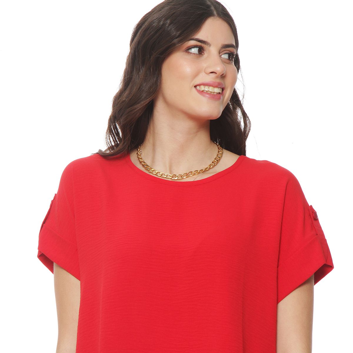 WADOS - BLUSA MANGA CORTA ESCOTE REDONDO