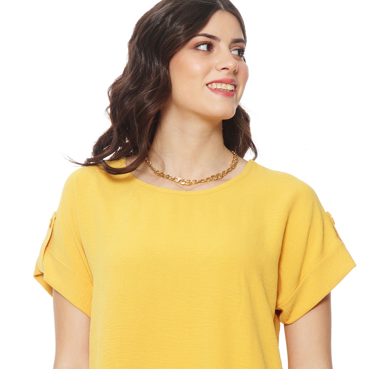 WADOS - BLUSA MANGA CORTA ESCOTE REDONDO