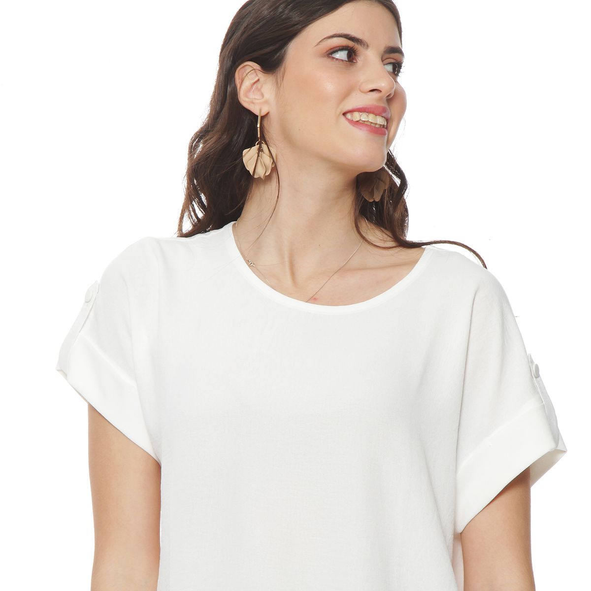 WADOS - BLUSA MANGA CORTA ESCOTE REDONDO
