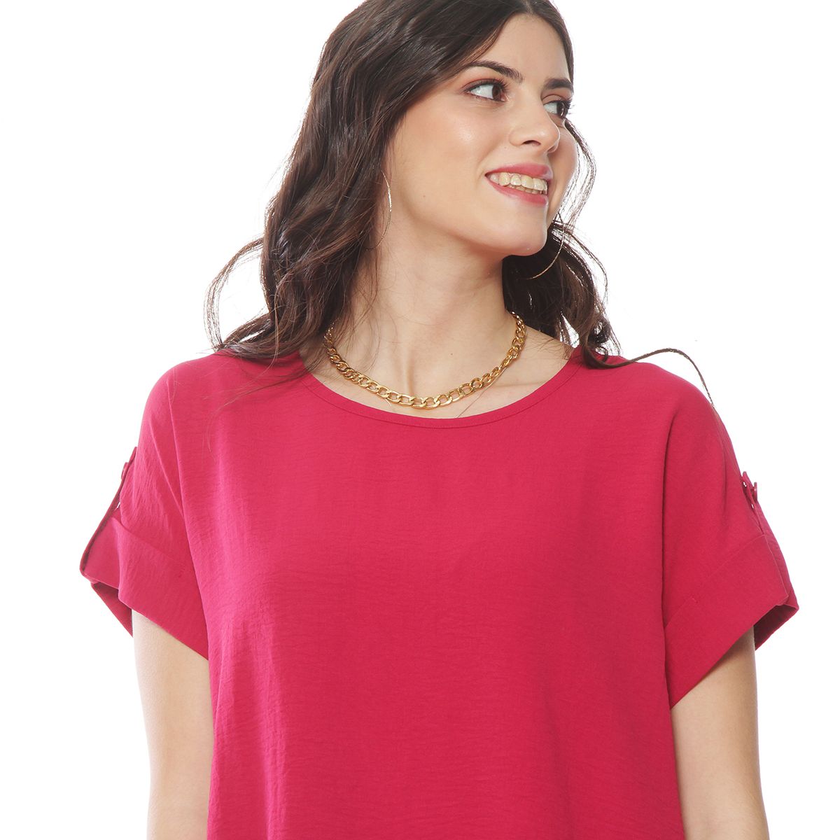 WADOS - BLUSA MANGA CORTA ESCOTE REDONDO