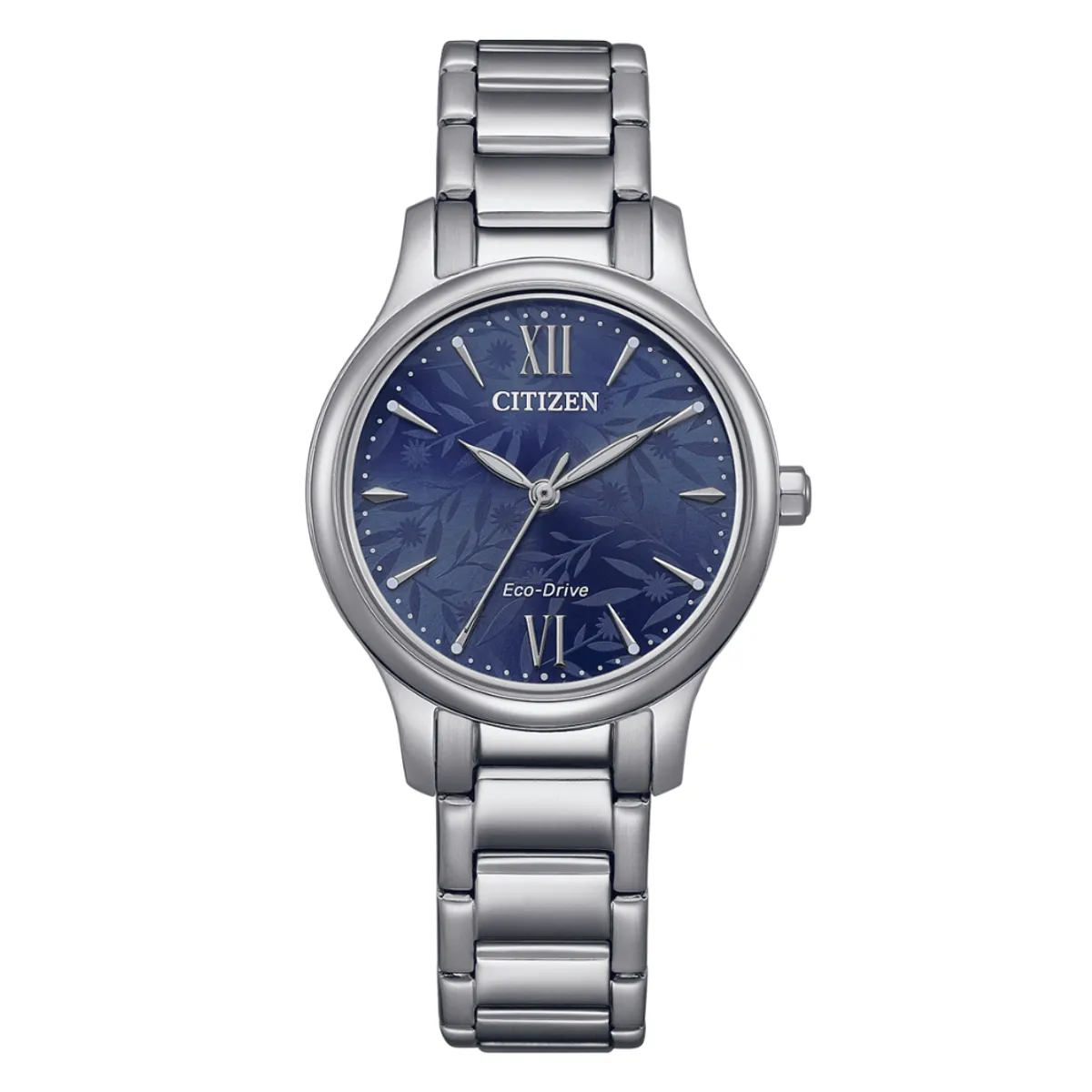 CITIZEN - RELOJ CITIZEN EM0899-72L ECO-DRIVE PLATEADO DIAL AZUL MUJER