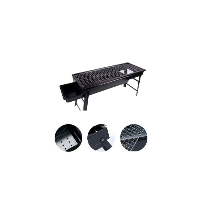 GENERICO - Parrilla Parrillera Para Asados Al Carbon Portátil Plegable XL