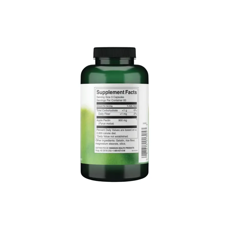 SWANSON - Swanson Prebiotic Apple Pectin Digestive Support 300mg 250 Cápsulas