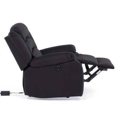 Imagen 2 del producto Berger 1 Cuerpo Reclinable Eléctrico Moderno Negro New Praga 8041BKPW