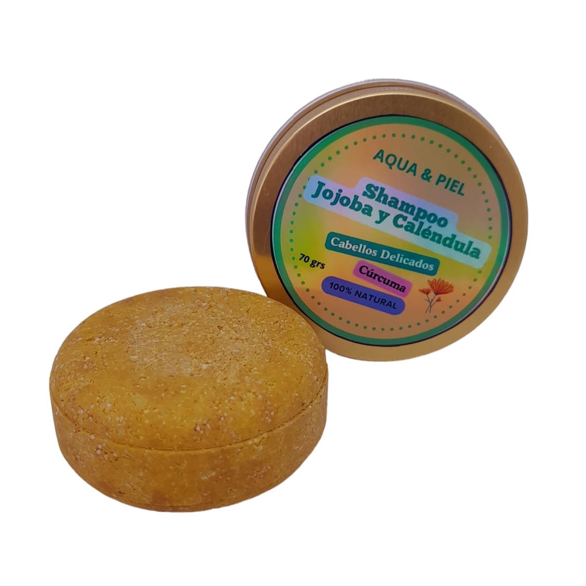 GENERICO - Shampoo Sólido Jojoba Caléndula Cabello Delicado Barra