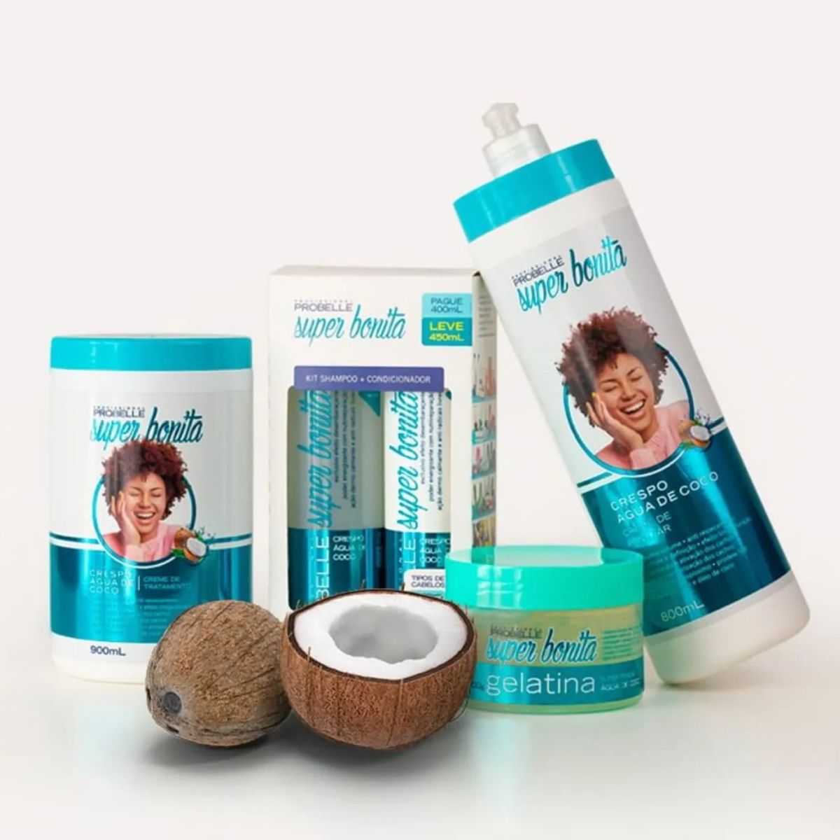 PROBELLE - CREMA DE TRATAMIENTO 900ML RIZADO AGUA DE COCO PROBELLE