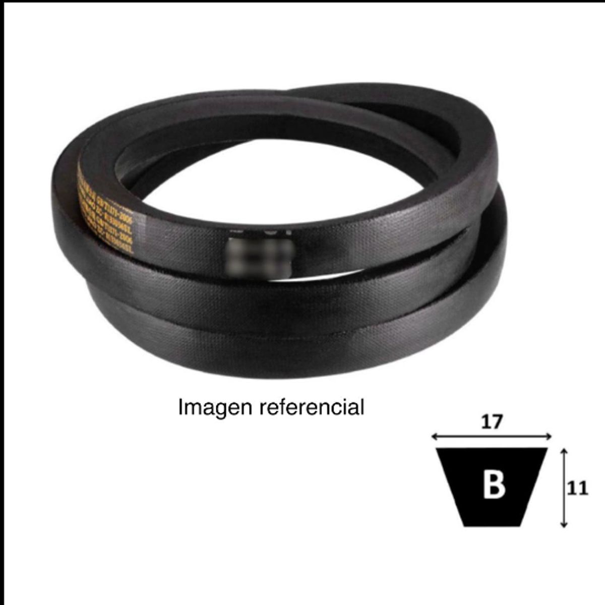 GENERICO - CORREAS CAUCHO  B - 64