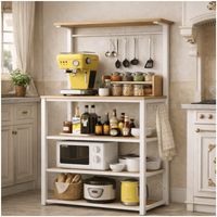 Estante Para Cocina Porta Microonda 145x60x36cm Multiuso