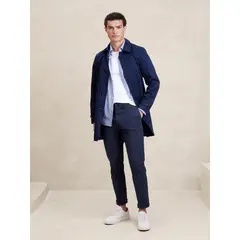 BANANA REPUBLIC - Pantalón Hombre Slim Lived-In Chino Azul