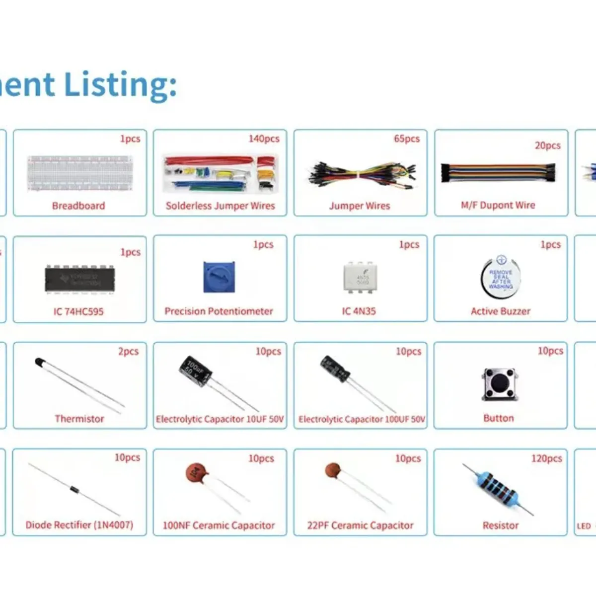 ATLAS - Kit De Arduino Electronica 462pzs