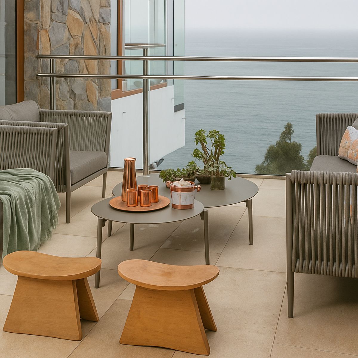 TODO TERRAZA - Sitial de living de exterior Casablanca