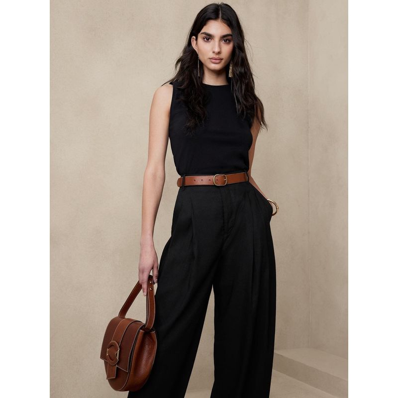 BANANA REPUBLIC - Polera Mujer Refined Negro Banana Republic