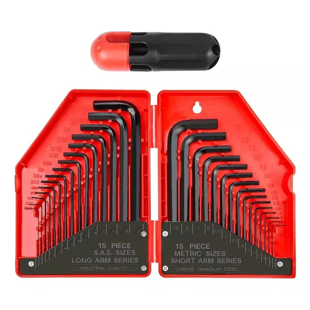 GENERICO - Set Juego De Llaves Allen Hexagonales Herramientas 30 Piezas