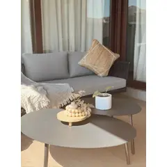 TODO TERRAZA - Set Mesas de Terraza ovaladas Gris