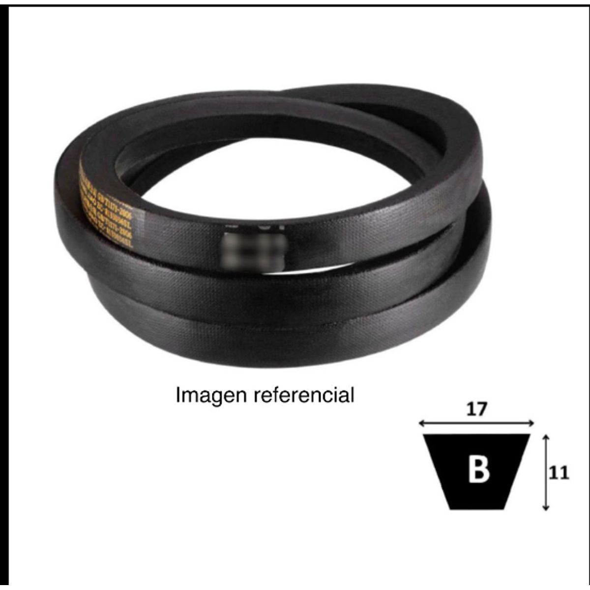 GENERICO - CORREAS CAUCHO  B - 112