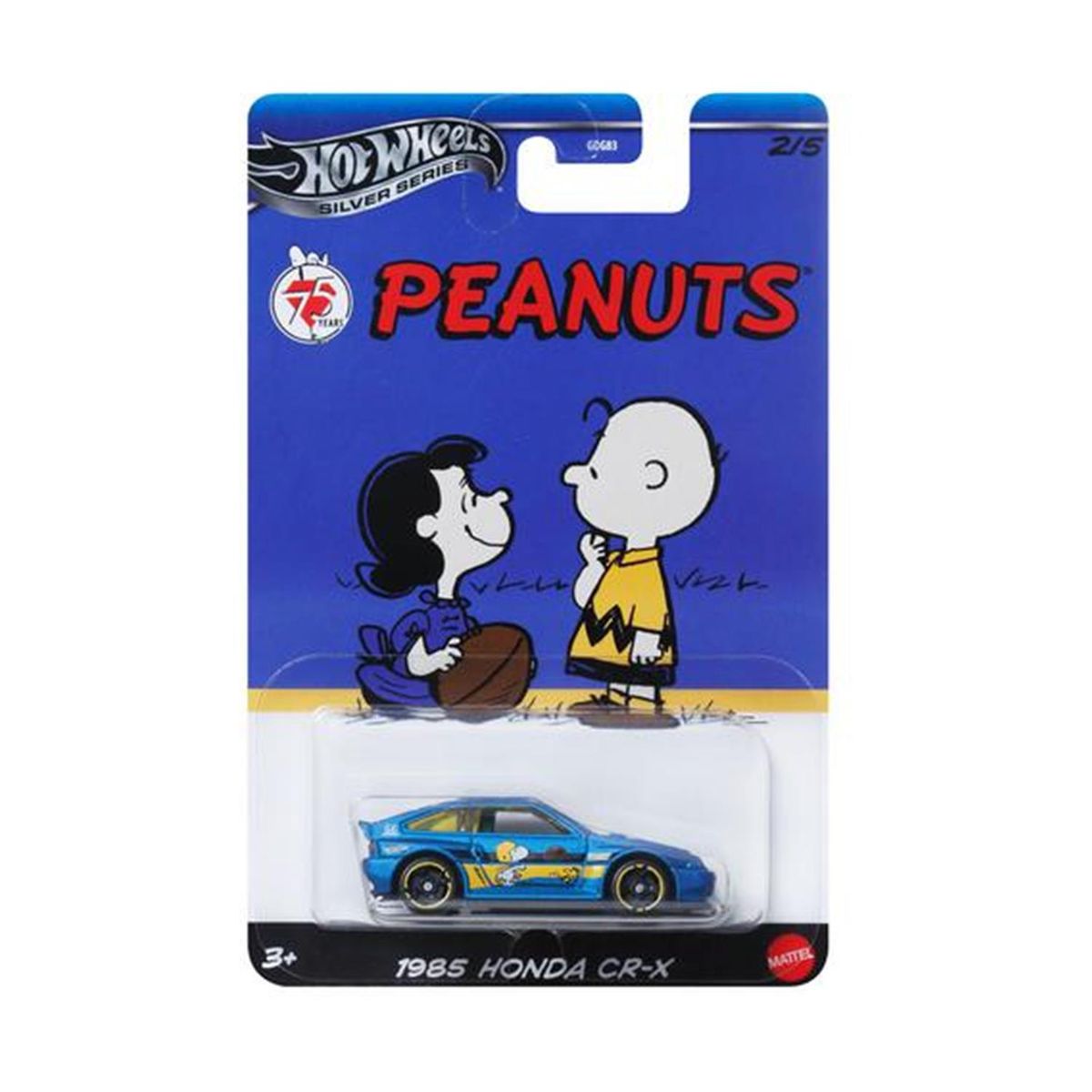 HOT WHEELS - Autito Snoopy 1985 honda cr-x Hot wheels 2/5  jcb82