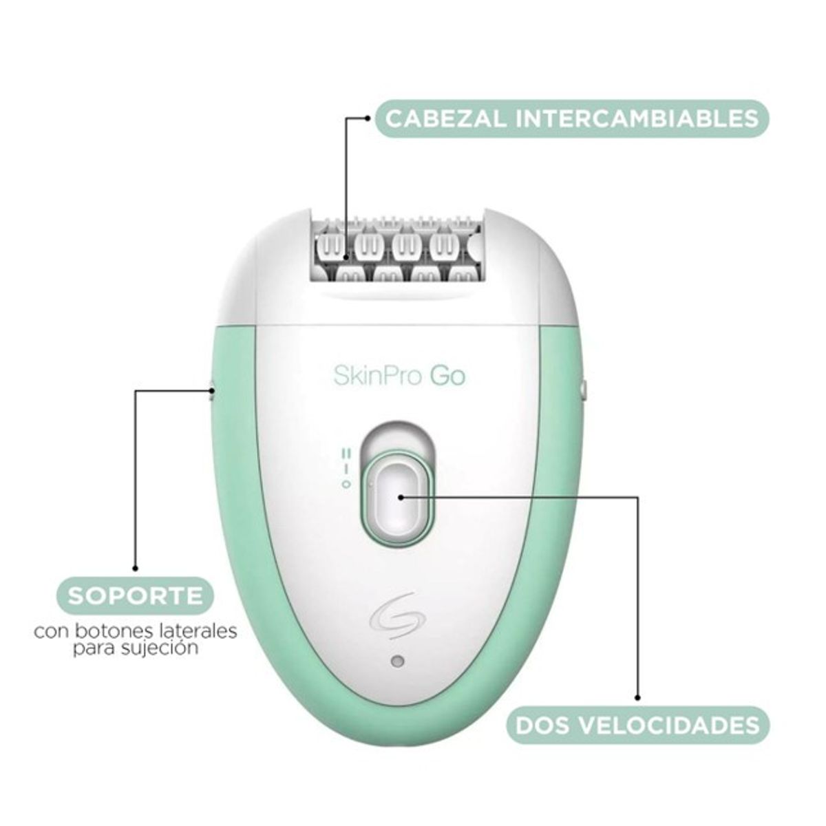 GAMA - DEPILADORA GAMA  SkinPro GO II VERDE