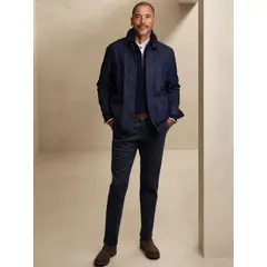 BANANA REPUBLIC - Pantalón Hombre Slim Rapid Movement Chino Azul