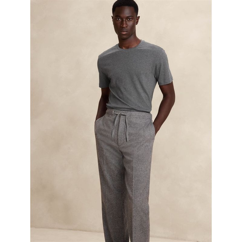 BANANA REPUBLIC - Polera Hombre Lux Touch Crew Azul Banana Republic