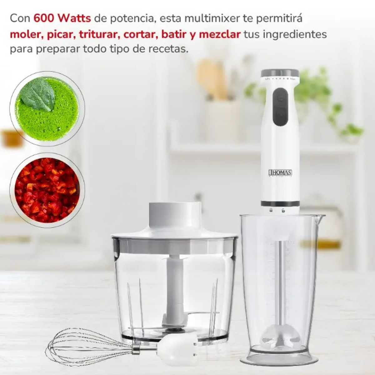 THOMAS - Minipimer 600W TH-8725