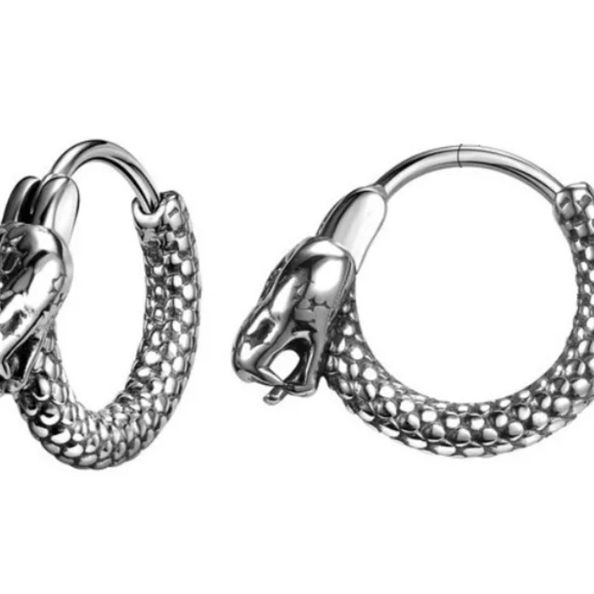 GENERICO - Aros Punk Hombre Mujer Serpiente Cobra Earing Moda