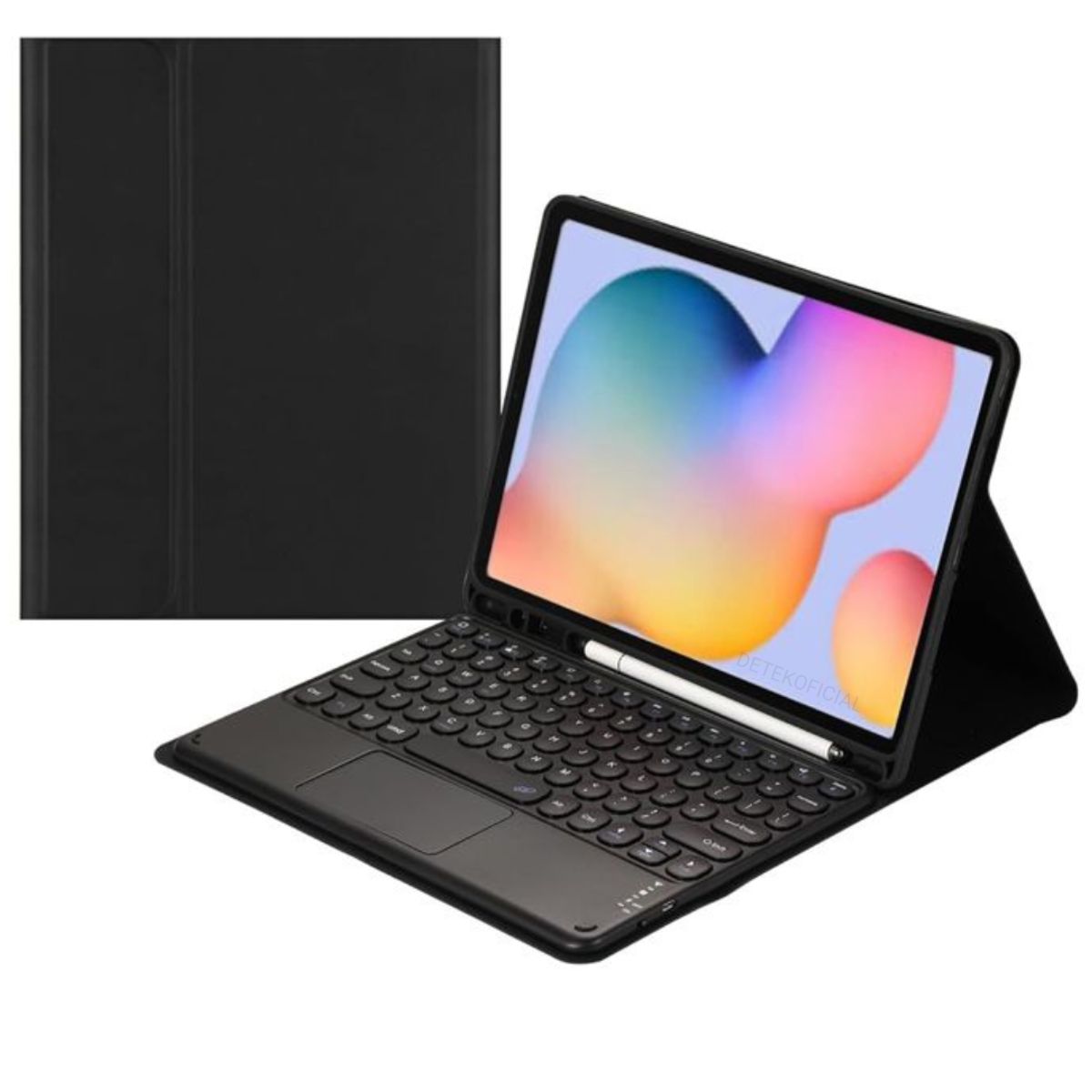 GENERICO - Funda Para Samsung Galaxy S6 Lite + Teclado Español Touchpad