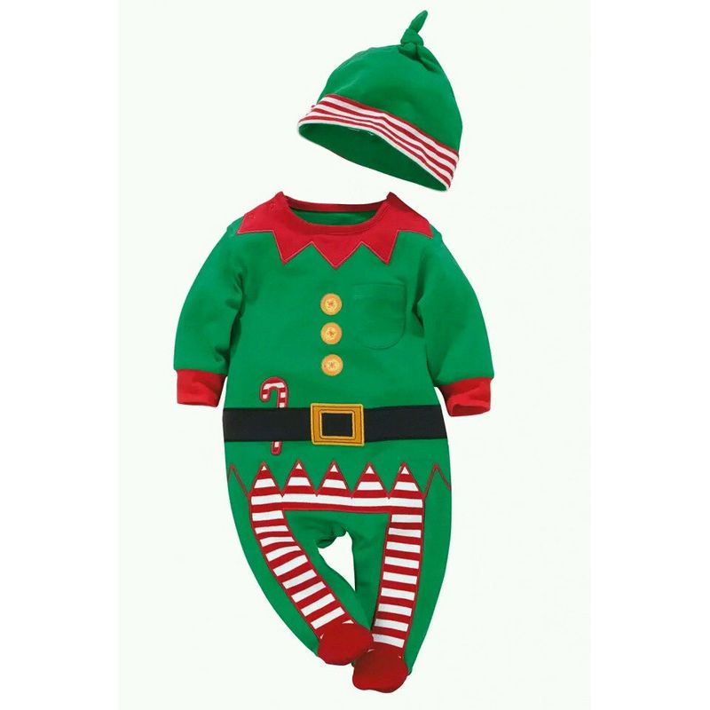 EDWINAYY - Conjunto Navidad 2 Piezas Para Bebés Y Niño Ropa Navidad