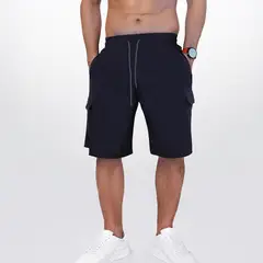 AGW - Short Hombre Cargo con Bolsillos Laterales Secado Rápido Ligero